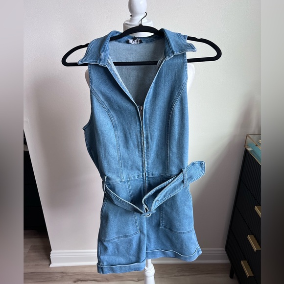 Fate Denim romper - Picture 1 of 3